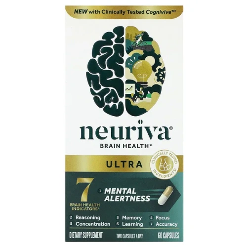 Schiff, Neuriva Brain Health, Ultra, 60 Capsules