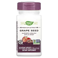 Nature&#x27;s Way, Premium Extract, Grape Seed, 100 mg, 60 Vegan Capsules