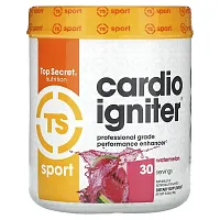 Top Secret Nutrition, Sport, Cardio Igniter,  Professional Grade Performance Enhancer, Watermelon, 6.35 oz (180 g)