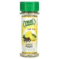 True Citrus, True Lemon, Кристаллизованный лимон и перец, Без соли, 2,12 унц. (60 г)