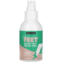 Freeman Beauty, Flirty Feet, мгновенный спрей-пилинг для ног, кокос + алоэ, 118 мл (4 жидк. унции)