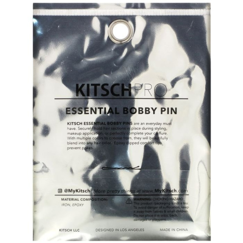 Kitsch, Pro, Essential Bobby Pin, Brown, 45 Count фото 3