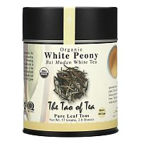 The Tao of Tea, Organic Bai Mudan, белый чай, белый пион, 57 г (2 унции)