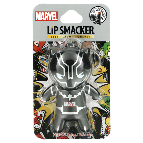 Lip Smacker, Бальзам Marvel Superhero, Black Panther, мандарин, 4 г фото 2