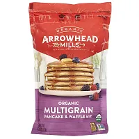 Arrowhead Mills, Organic Multigrain Pancake &amp; Waffle Mix, 22 oz (623 g)