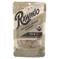 Rawmio, Chocolate Covered Almonds, 70% Dark Raw Chocolate, 2 oz (56.7 g)