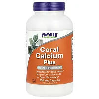 NOW Foods, Coral Calcium Plus, 250 Veg Capsules