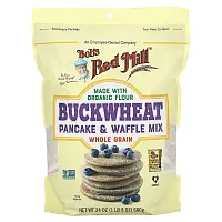 Bob&#x27;s Red Mill, Buckwheat Pancake &amp; Waffle Mix, Whole Grain, 1 lb 8 oz (680 g)