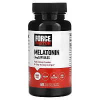 Force Factor, Melatonin , 3 mg, 60 Vegetable Capsules