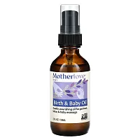 Motherlove, Baby, Birth &amp; Baby Oil, 2 fl oz (59 ml)