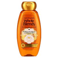 Garnier, Whole Blends, шампунь для придания блеска, «Экстракты масел камелии и марокканской арганы», 370 мл