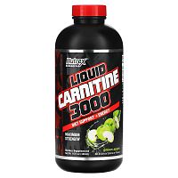 Nutrex Research, Black Series, Liquid Carnitine 3000, зеленое яблоко, 480 мл (16 жидких унций)