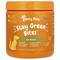 Zesty Paws, Stay Green Bites, Gut Health, For Dogs, All Ages, Chicken, 90 Soft Chews, 12.7 oz (360 g)