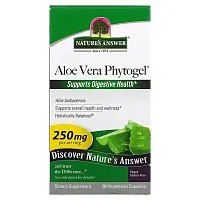 Nature&#x27;s Answer, Aloe Vera Phytogel, 250 mg, 90 Vegetarian Capsules