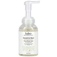 Babo Botanicals, Мыло для рук Sensitive Baby Foam, без отдушек, 8 жидких унций (237 мл)