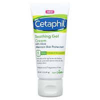 Cetaphil, Soothing Gel Cream with Aloe, Medium, Fragrance Free, 3 oz (85 g)