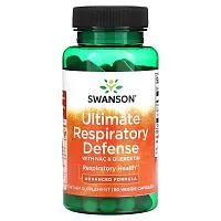 Swanson, Ultimate Respiratory Defense with NAC &amp; Quercetin, 60 Veggie Capsules