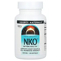 Source Naturals, NKO (Neptune Krill Oil), 500 mg, 30 Softgels