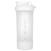 Voltrx, Merger, Protein Shaker USB C Rechargeable Bottle, White, 24 oz (700 ml)