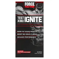 Force Factor, Test X180 Ignite, Free Testosterone Booster &amp; Fat Burner, 60 Capsules