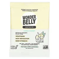 Wonderbelly, Antacid, Lemon Sorbet, 3 Chewable Tablets