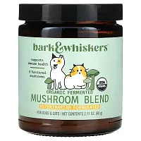 Dr. Mercola, Bark &amp; Whiskers, Organic Fermented Mushroom Blend, For Dogs &amp; Cats, 2.11 oz (60 g)