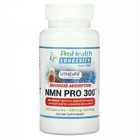 ProHealth Longevity, NMN Pro 300, улучшенное усвоение, 150 мг, 60 капсул