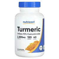 Nutricost, Turmeric, 2,300 mg, 120 Capsules (766 mg per Capsule)