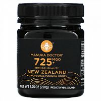 Manuka Doctor, Монофлорный мед манука, MGO 725+, 250 г (8,75 унции)