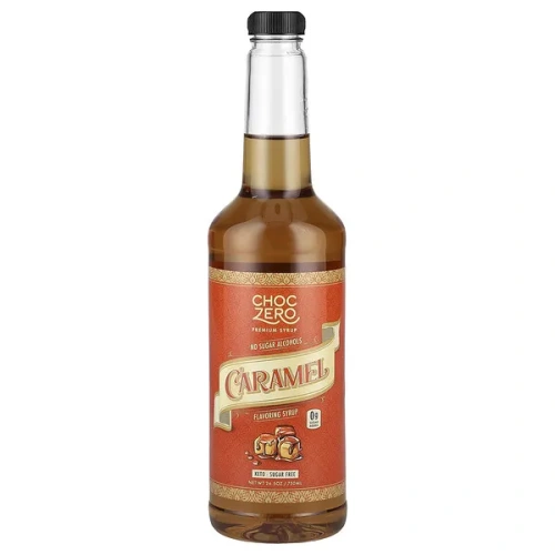 ChocZero, Flavoring Syrup, Caramel , 26.5 oz (750 ml)