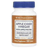 The Vitamin Shoppe, Apple Cider Vinegar With Apple Pectin, 100 Tablets