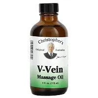 Christopher&#x27;s Original Formulas, V-Vein Massage Oil, 4 fl oz (118 ml)