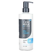 Dove, Men + Care, очищающее средство для лица и тела, сухое восстановление, 500 мл (16,9 унции)