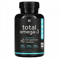 Sports Research, Total Omega-3, 120 капсул