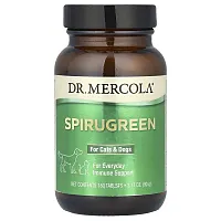 Dr. Mercola, SpiruGreen, For Cats &amp; Dogs, 180 Tablets, 3.17 oz (90 g)