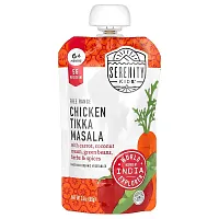 Serenity Kids, Chicken Tikka Masala with Carrot, Coconut Cream, Green Beans, Herbs &amp; Spices, 6+ Months, 3.5 oz (99 g)