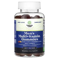 Nature&#x27;s Craft, Men&#x27;s Multivitamin Gummies, Orange, Cherry &amp; Strawberry , 90 Gummies