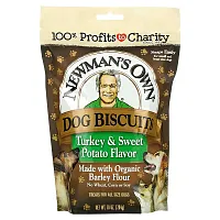 Newman&#x27;s Own Organics, Dog Biscuits, All Size Dogs, Turkey and Sweet Potato, 10 oz (284 g)