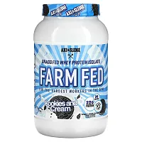 Axe &amp; Sledge Supplements, Farm Fed, Grass Fed Whey Protein Isolate, Cookies and Cream, 29.63 oz (840 g)