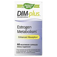 Nature's Way, DIM-Plus, Estrogen Metabolism, 60 Vegetarian Capsules