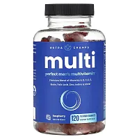 NutraChamps, Multi, Perfect Men&#x27;s Multivitamin, Raspberry, 120 Vitamin Gummies