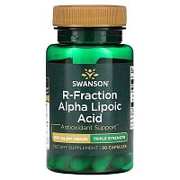 Swanson, R-Fraction Alpha Lipoic Acid, Triple Strength, 300 mg, 30 Capsules