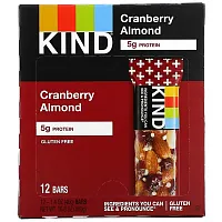 KIND Bars, Kind BARS, Cranberry Almond, 12 Bars, 1.4 oz (40 g) Each