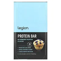 Legion Athletics, Protein Bar, Blueberry Muffin, 12 Bars, 2.36 oz (67 g) Each