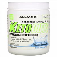 ALLMAX, KetoCuts, кетогенный энергетический напиток, голубая малина, 240 г (8,47 унции)