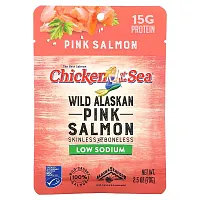 Chicken of the Sea, Wild-Caught Pink Salmon, Low Sodium, 2.5 oz (70 g)