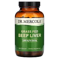 Dr. Mercola, Grass Fed Beef Liver, 500 mg, 180 Capsules