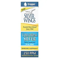 Natural Path Silver Wings, Colloidal Silver, 250 ppm, 2 fl oz (60 ml)