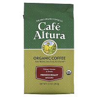 Cafe Altura, Organic Coffee, French Roast, Ground, 10 oz (283 g)