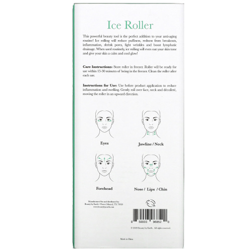 Beauty By Earth, Ice Roller for Face, 1 Roller фото 3